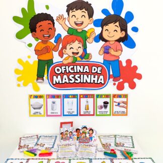 Kit Oficina de Massinha – Diversão Garantida na Sua Colônia de Férias!