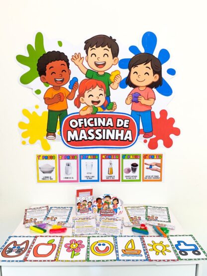 Kit Oficina de Massinha – Diversão Garantida na Sua Colônia de Férias!