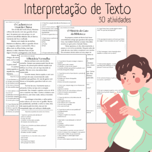 30 atividades | Interpretação de Texto