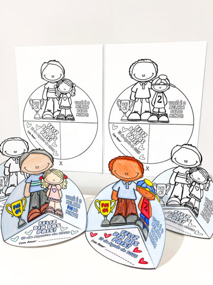 Atividade Interativa Dia dos Pais para Colorir - Imagem 3