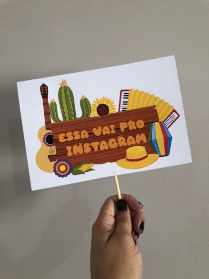 Plaquinhas juninas para fotos - Imagem 3