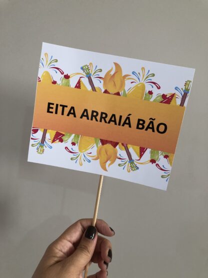 Plaquinhas juninas para fotos - Imagem 4