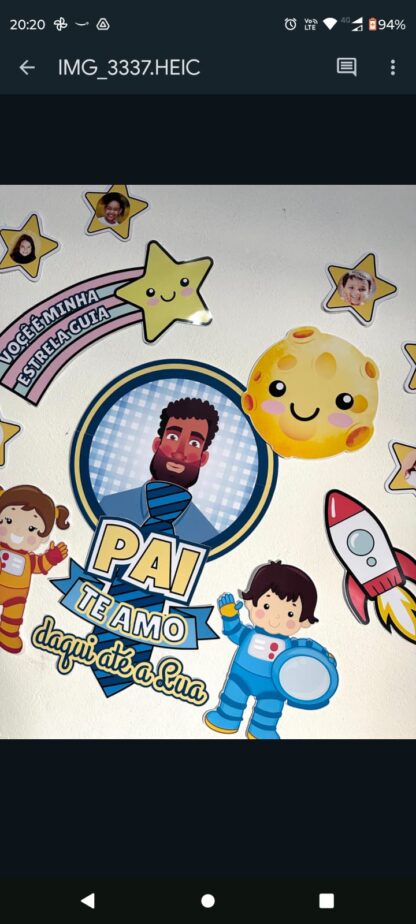 Painel Dia dos Pais- Estrela - Imagem 6