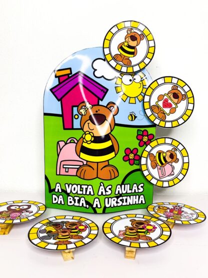 Luva Pedagógica Volta às Aulas – Bia, a Ursinha - Imagem 2