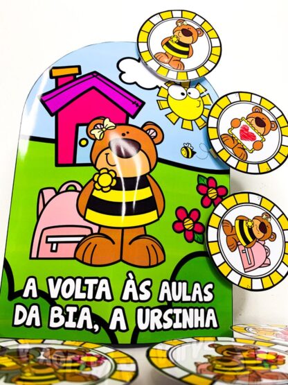 Luva Pedagógica Volta às Aulas – Bia, a Ursinha - Imagem 5