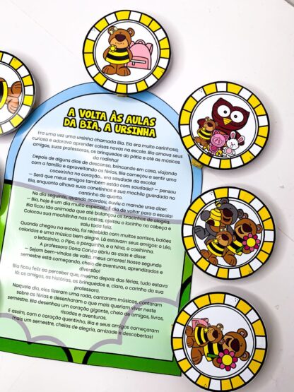 Luva Pedagógica Volta às Aulas – Bia, a Ursinha - Imagem 9