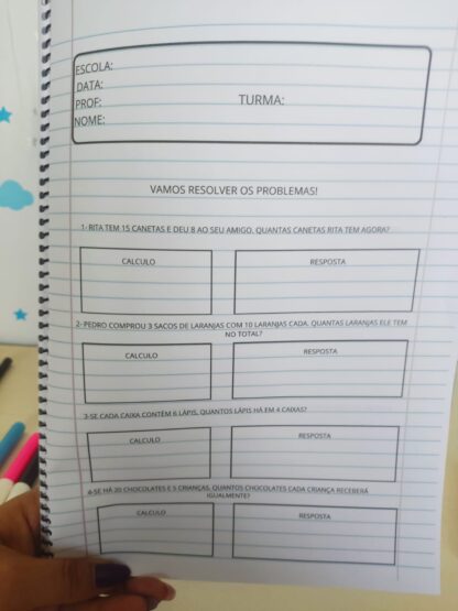 APOSTILA DE PROBLEMAS MATEMÁTICOS 1 e 2 ano - Imagem 2
