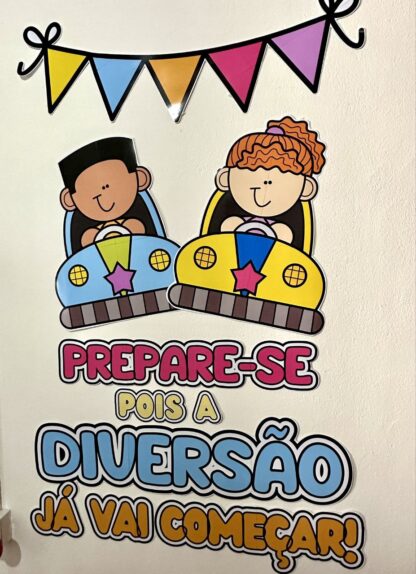 Painel Volta às Aulas – Tema Parque de Diversões - Imagem 8