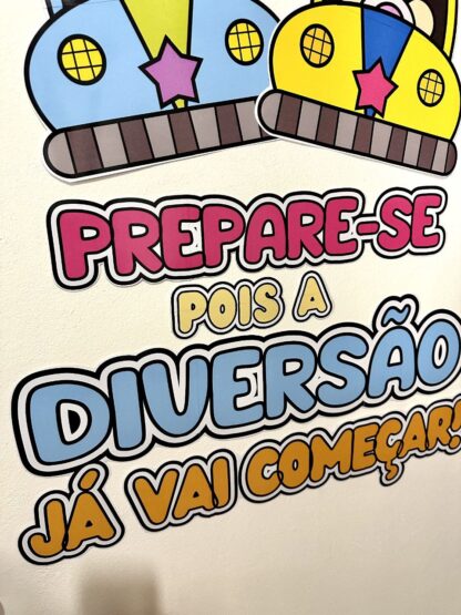 Painel Volta às Aulas – Tema Parque de Diversões - Imagem 11