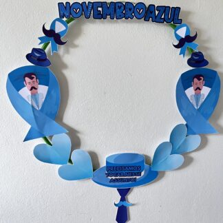 MOLDURA PARA FOTO NOVEMBRO AZUL