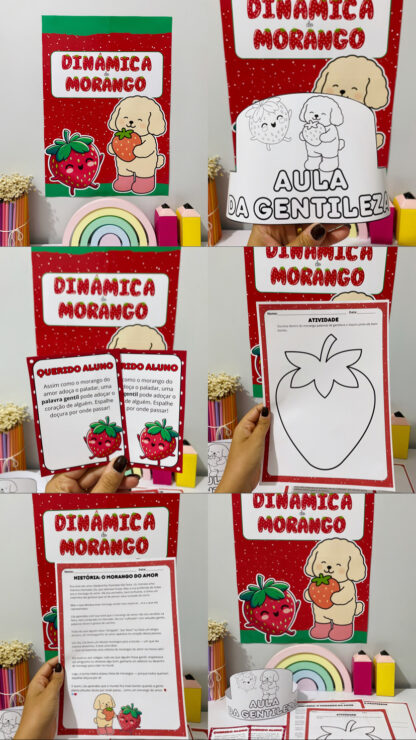 Dinâmica do morango-Gentileza