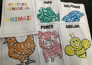 Pintura sensorial Animais