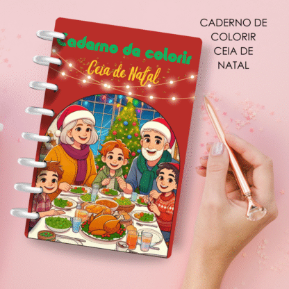 CADERNO DE COLORIR DE NATAL
