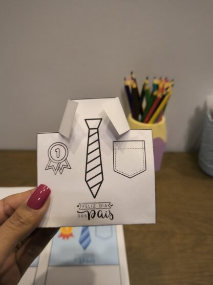 Porta-bombom criativo em formato de camisa para o Dia dos Pais! - Imagem 8