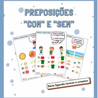Caderno de Atividades: Preposições "COM" e "SEM"