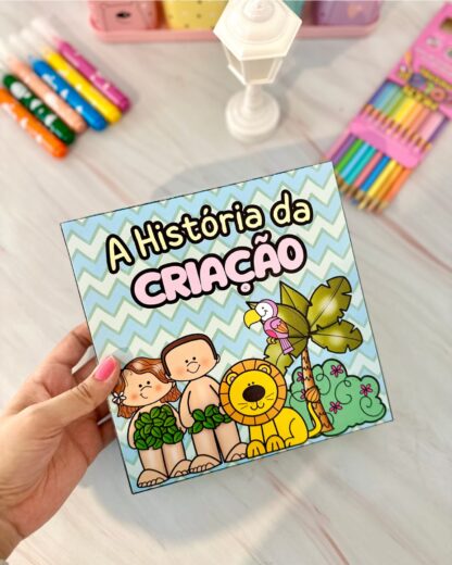 LIVRO NA CAIXA “A HISTÓRIA DA CRIAÇÃO” - Imagem 4