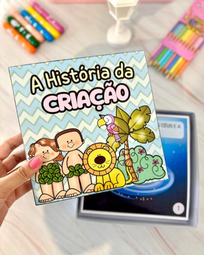 LIVRO NA CAIXA “A HISTÓRIA DA CRIAÇÃO” - Imagem 5