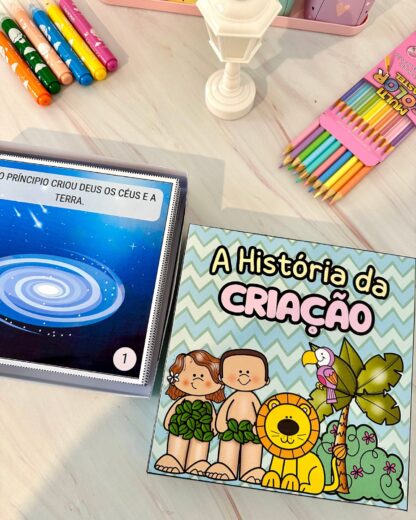 LIVRO NA CAIXA “A HISTÓRIA DA CRIAÇÃO” - Imagem 12