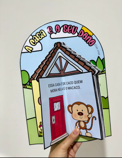 Luva contação de história poema a casa e o seu dono - Imagem 3