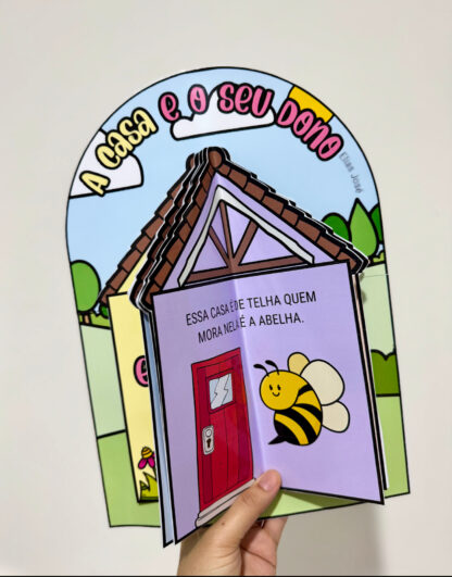 Luva contação de história poema a casa e o seu dono - Imagem 4