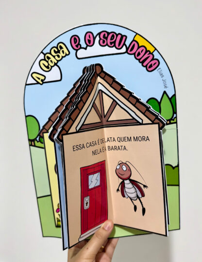 Luva contação de história poema a casa e o seu dono - Imagem 5