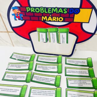 PROBLEMAS MATEMÁTICOS – TEMA MARIO + BOLSO COGUMELO