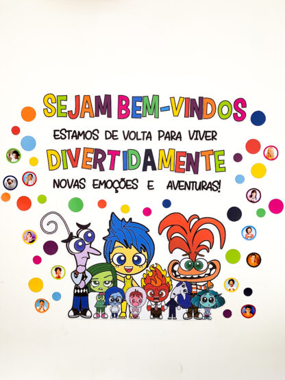 Painel Volta às aulas - Divertidamente - Imagem 2