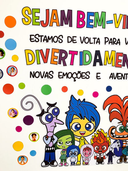 Painel Volta às aulas - Divertidamente - Imagem 3