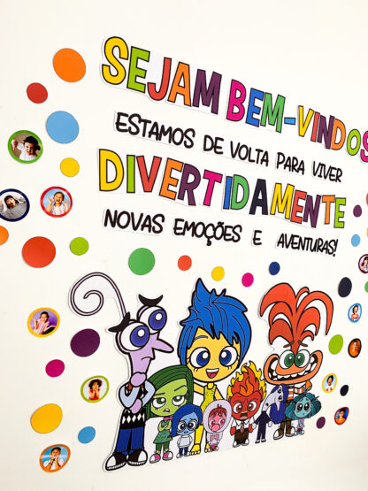 Painel Volta às aulas - Divertidamente - Imagem 6