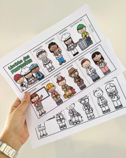ATIVIDADE DIA DO TRABALHO E LIVRINHO DAS PROFISSÕES - Imagem 8