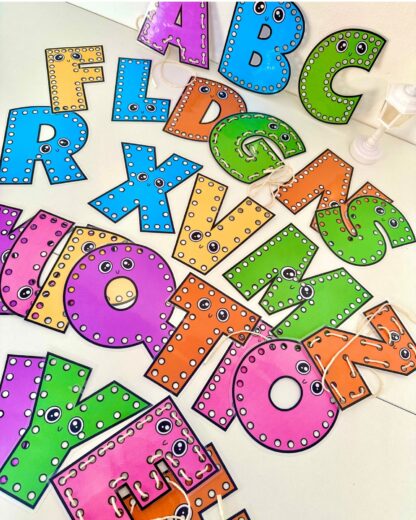 PLACAS DE ALINHAVOS DO ALFABETO - Imagem 4