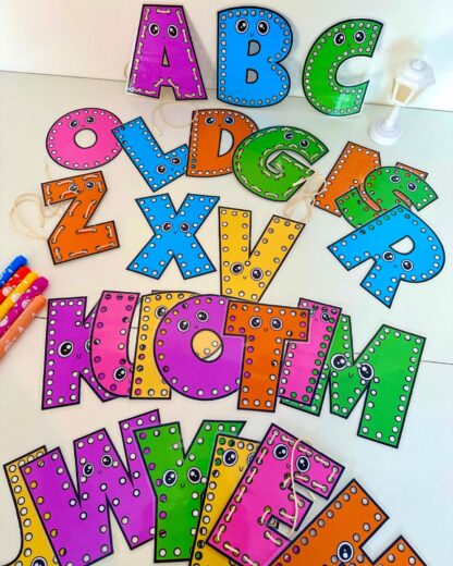 PLACAS DE ALINHAVOS DO ALFABETO - Imagem 9