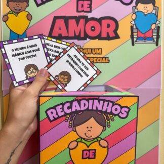 Dinâmica Recadinhos de Amor - Volta às aulas de maneira especial