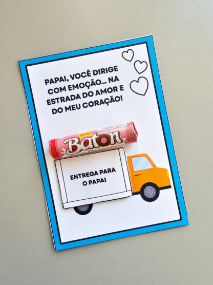 Cartão/Lembrancinha “Entrega para o Papai” – Especial Dia dos Pais - Imagem 3