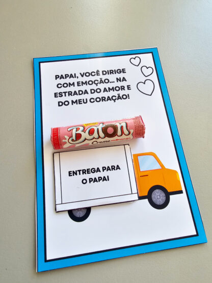Cartão/Lembrancinha “Entrega para o Papai” – Especial Dia dos Pais