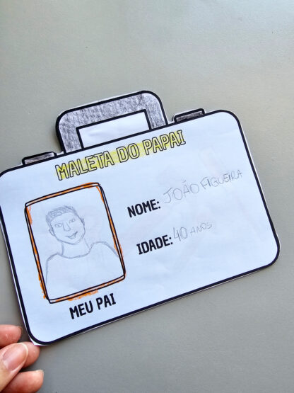 Atividade “Maleta do Papai” – Para Completar, Desenhar e Colorir - Imagem 2
