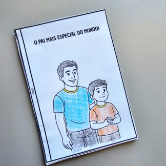 Livrinho Especial Dia dos Pais – Para Colorir, Desenhar ou Colar Fotos