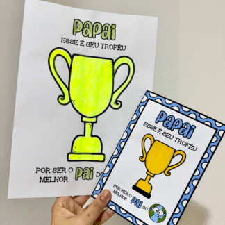 Kit Dia dos Pais tema Troféu