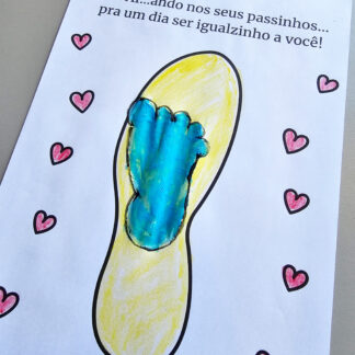Passos do Papai – Lembrancinha Criativa para o Dia dos Pais