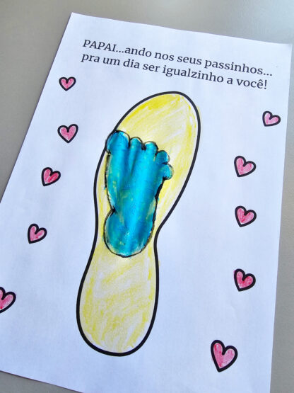 Passos do Papai – Lembrancinha Criativa para o Dia dos Pais