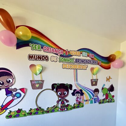 PAINEL DIA DAS CRIANÇAS ARCOIRIS - Imagem 2