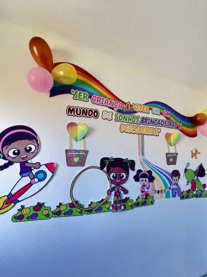 PAINEL DIA DAS CRIANÇAS ARCOIRIS - Imagem 4