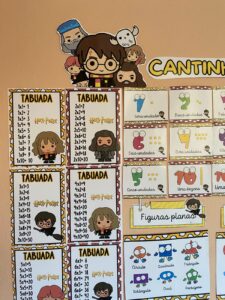 Cantinho da matemática Harry Potter
