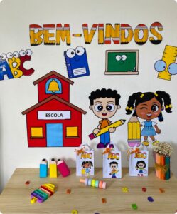 Painel Volta às Aulas para Imprimir