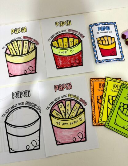 Kit Dia dos Pais – Tema Batata Frita - Imagem 4