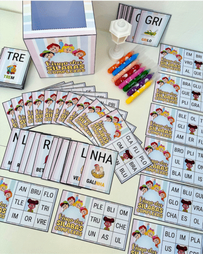 BINGO DAS SÍLABAS COMPLEXAS - Imagem 7