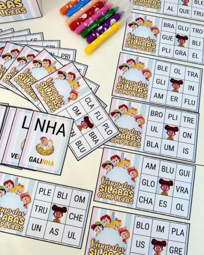 BINGO DAS SÍLABAS COMPLEXAS - Imagem 8