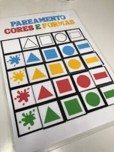 Pareamento cores e formas