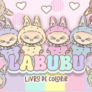 Livro de colorir Labubu