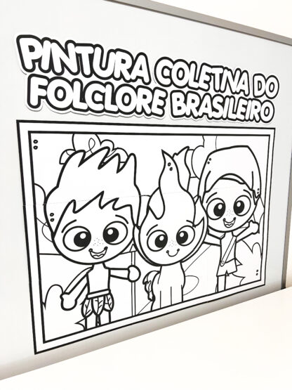 Cartaz Colaborativo do Folclore para Colorir - Imagem 5